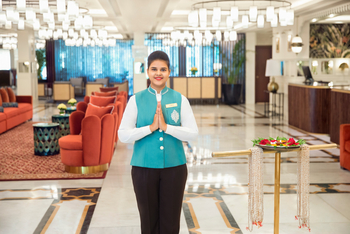 Tajview Hotel: Begrüßung