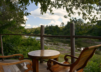 Tongole Wilderness Lodge: Private Terrasse