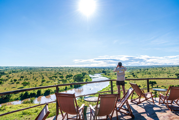 Mara River Post Mara River Post: Blick auf den Mara River