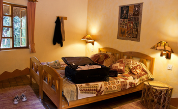 Musangano Lodge: Munhondo Villa Schlafzimmer