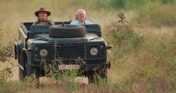 Vundu Camp Vundu Camp: Nick Murray mit Sir David Attenborough