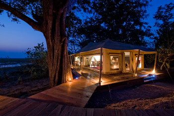 Zarafa Camp: Zugang zu einem Gästezelt