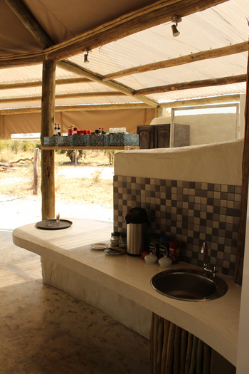 Khwai Guesthouse: Gemeinschaftsküche