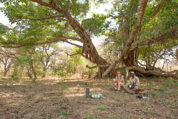 Takwela Camp Takwela Camp: Pause auf Walking Safari