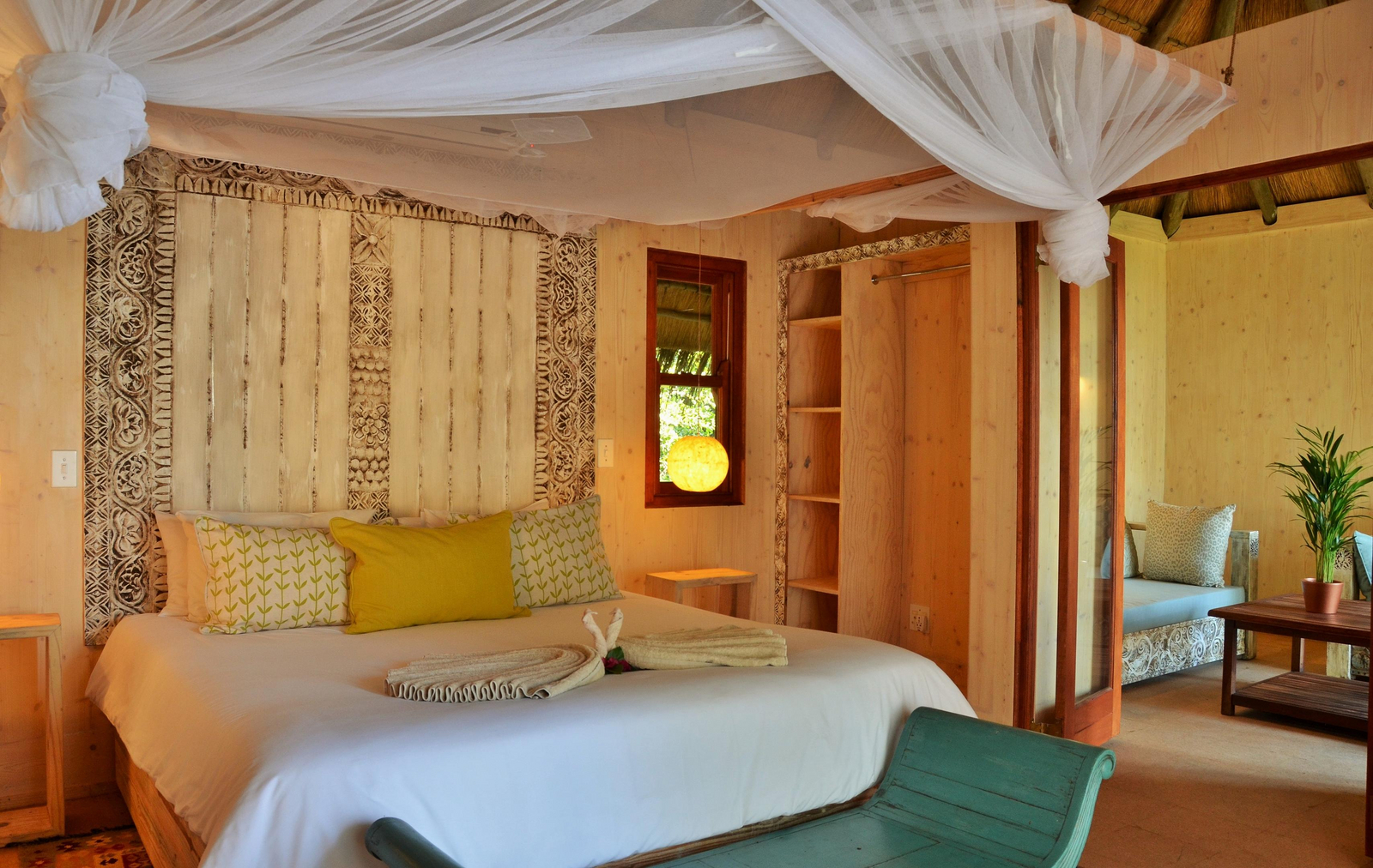 Chobe Bakwena Lodge Chobe Bakwena Lodge: Honeymoon Chalet - Doppelbett