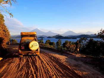 Mutanda Lake Resort: Anreise