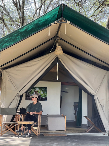 Tarangire Safari Lodge: Blick in ein Gästezelt