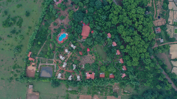 Tathastu Resort Kanha: Luftbild