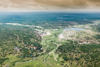 Deteema Springs Camp: Luftbild
