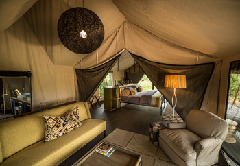 Gomoti Plains Camp: Gästezelte