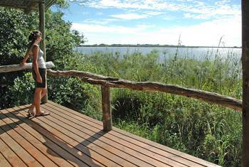 Guma Lagoon Camp: Veranda