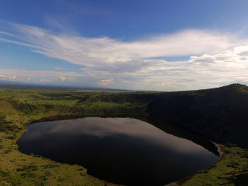 Kasenyi Safari Camp: Lake Murumuli am Crater Drive