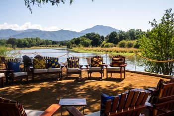 Time + Tide Chongwe Camp: Blick über die Boma