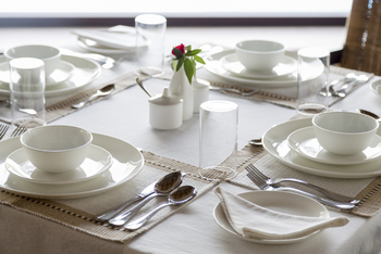 Bagh Villas: Gedeckter Tisch