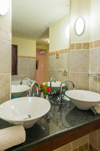 David Livingstone Safari Lodge: Waschbecken