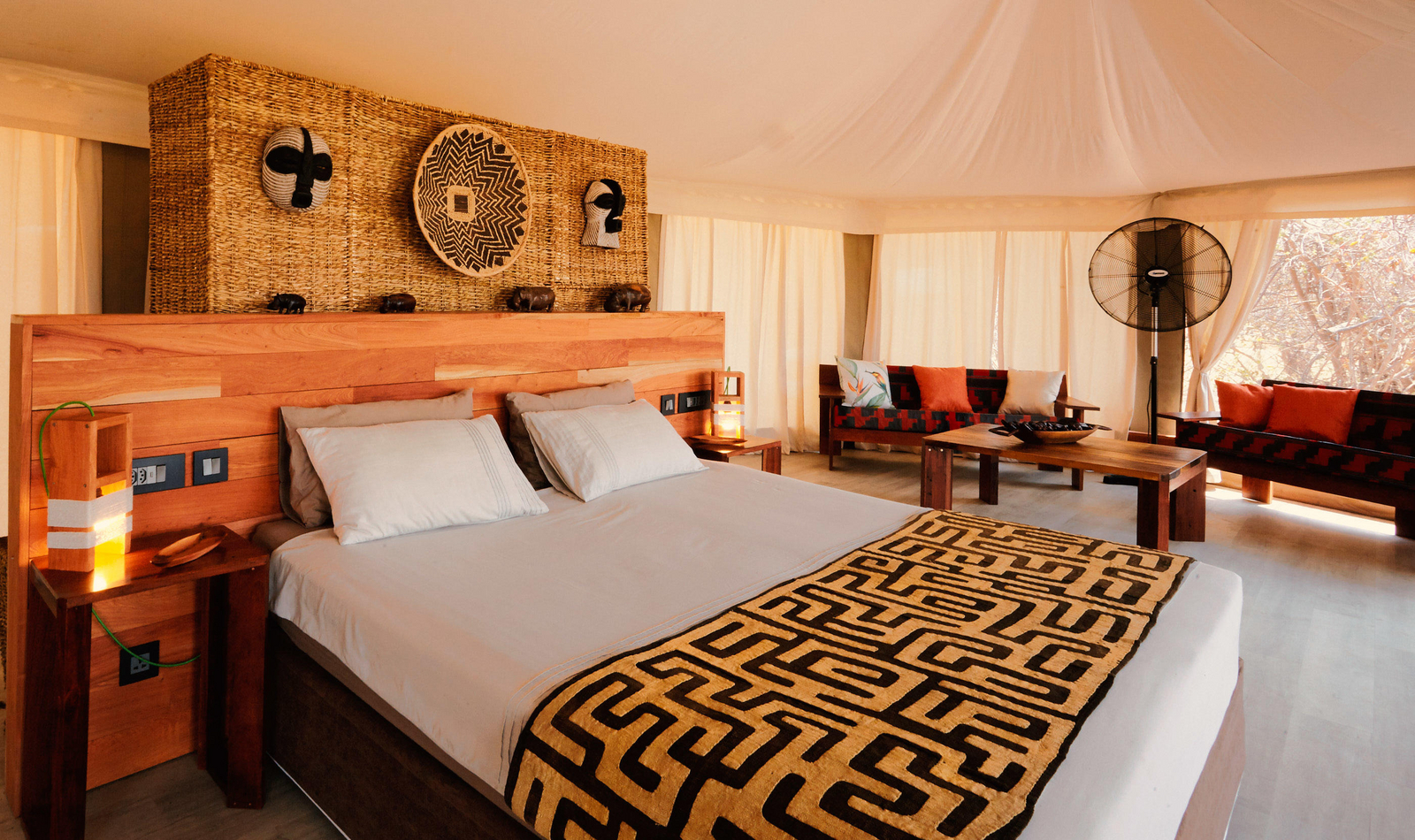 Konkamoya Lodge Konkamoya Lodge: Doppelbett