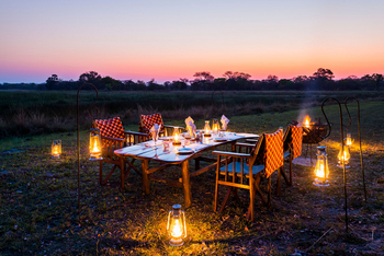 Nanzhila Plains Camp: Bush Dinner