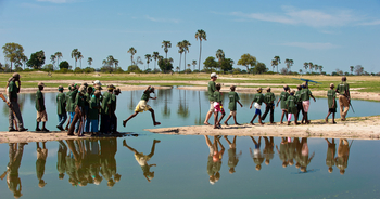 Davison's Camp: Wanderung übers Wasser