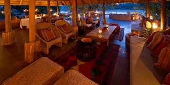 Kapamba Bushcamp: Korbmöbel