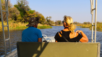 Lianshulu Lodge Lianshulu Lodge: Motorbootexkursion