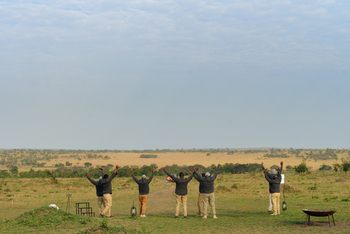 Nasikia Mobile Migration Camp: Begrüßung