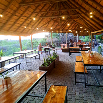 Palmwag Lodge Palmwag Lodge: Offenes Restaurant