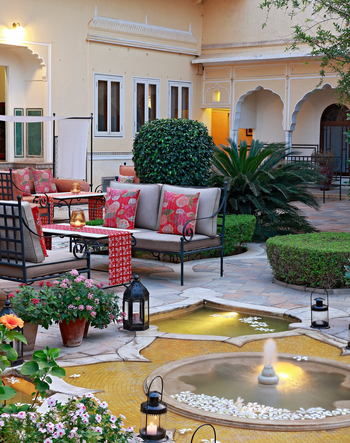 Samode Haveli: Courtyard