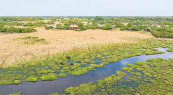 Camp Khwai: Luftbild