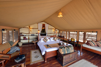 Elerai Camp: Schlafzimmer mit Badzugang