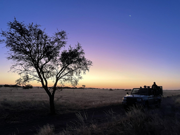 Namib Desert Lodge: Dämmerung