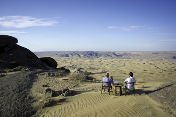 Serra Cafema Serra Cafema: Blick auf die Wüstenlandschaft