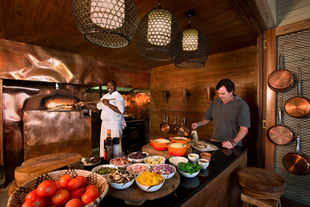 andBeyond Sandibe Okavango Safari Lodge: Open Kitchen