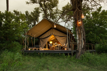 Gomoti Plains Camp: Gästezelte