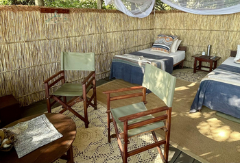 Island Bush Camp: Schlafbereich