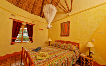 Musangano Lodge: Mupembere Villa Schlafzimmer