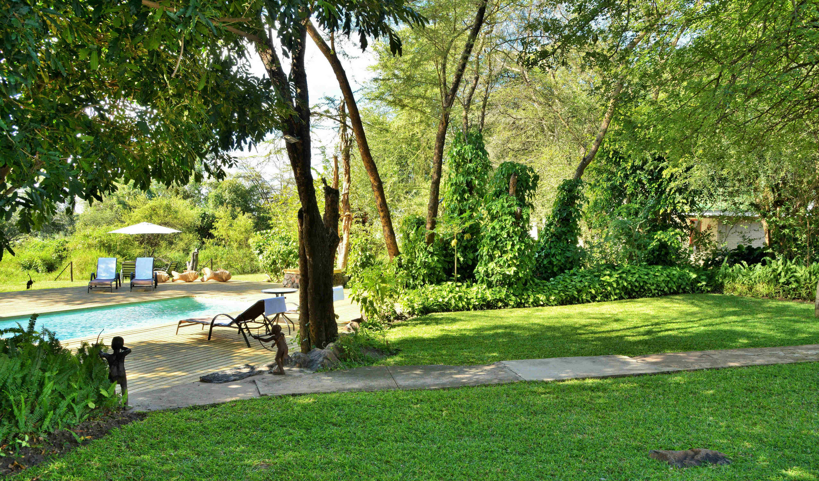 River View Lodge River View Lodge: Garten