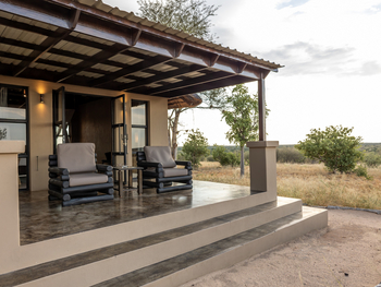 The Dune Camp: Chalet außen