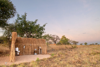Usangu Expedition Camp: Offene Toilette