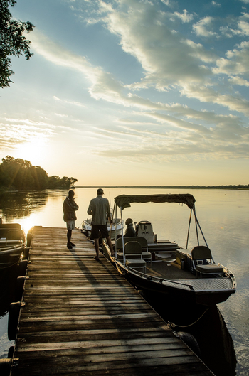 Baines River Camp: Anlegesteg