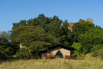 Mbuzi Mawe Serena Camp: Zelt am Waldrand