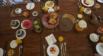 Mdonya Old River Camp: Frühstück