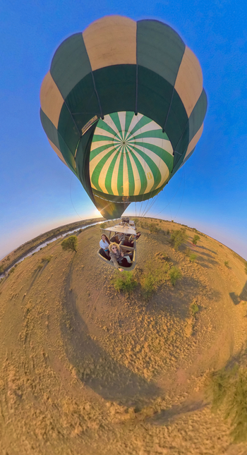 Nimali Mara Camp: Heißluftballonfahrt