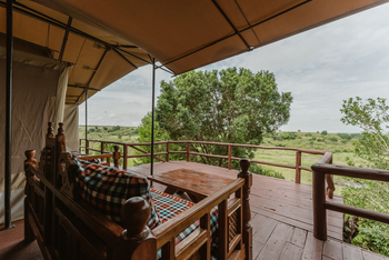 Tangulia Mara Camp: Ausblick Veranda