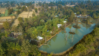 Bagh Villas: Luftbild