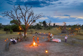 Gomoti Plains Camp: Zentrale Einrichtungen