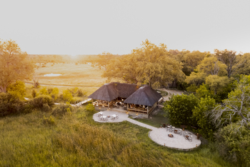 Little Sable Camp: Hauptzelt von oben