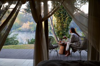 Lolelunga Private Reserve: Private Terasse