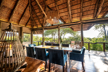 Mangwane Hideaway: Speisebereich