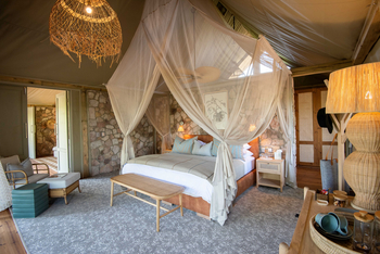 Mpala Jena Camp: Doppelbett