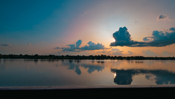 Mukambi Safari Lodge: Fluss